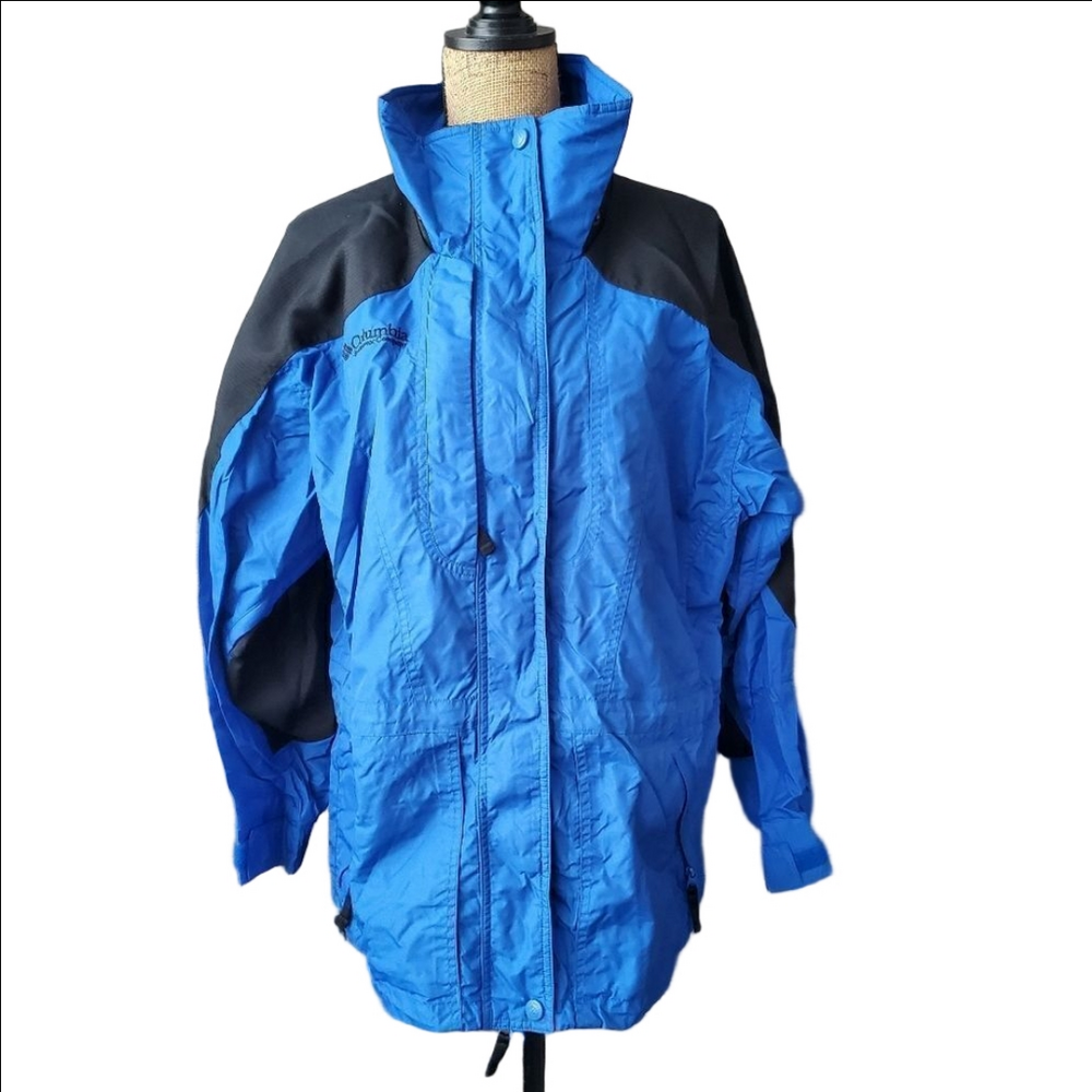 Columbia Sportswear Women's Winter Jacket Blue Black Medium